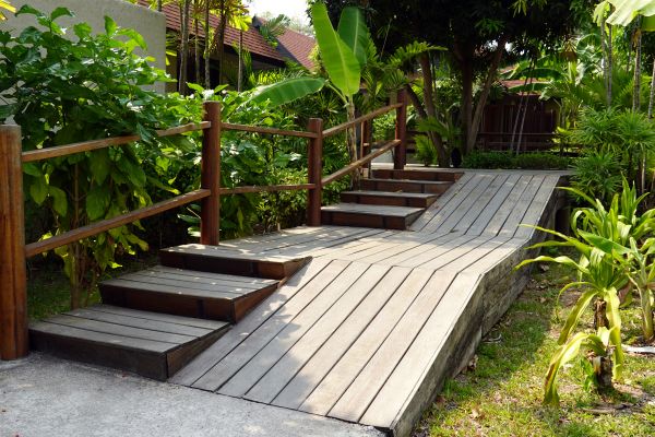 Wood Ramp Installation in Prescott Valley